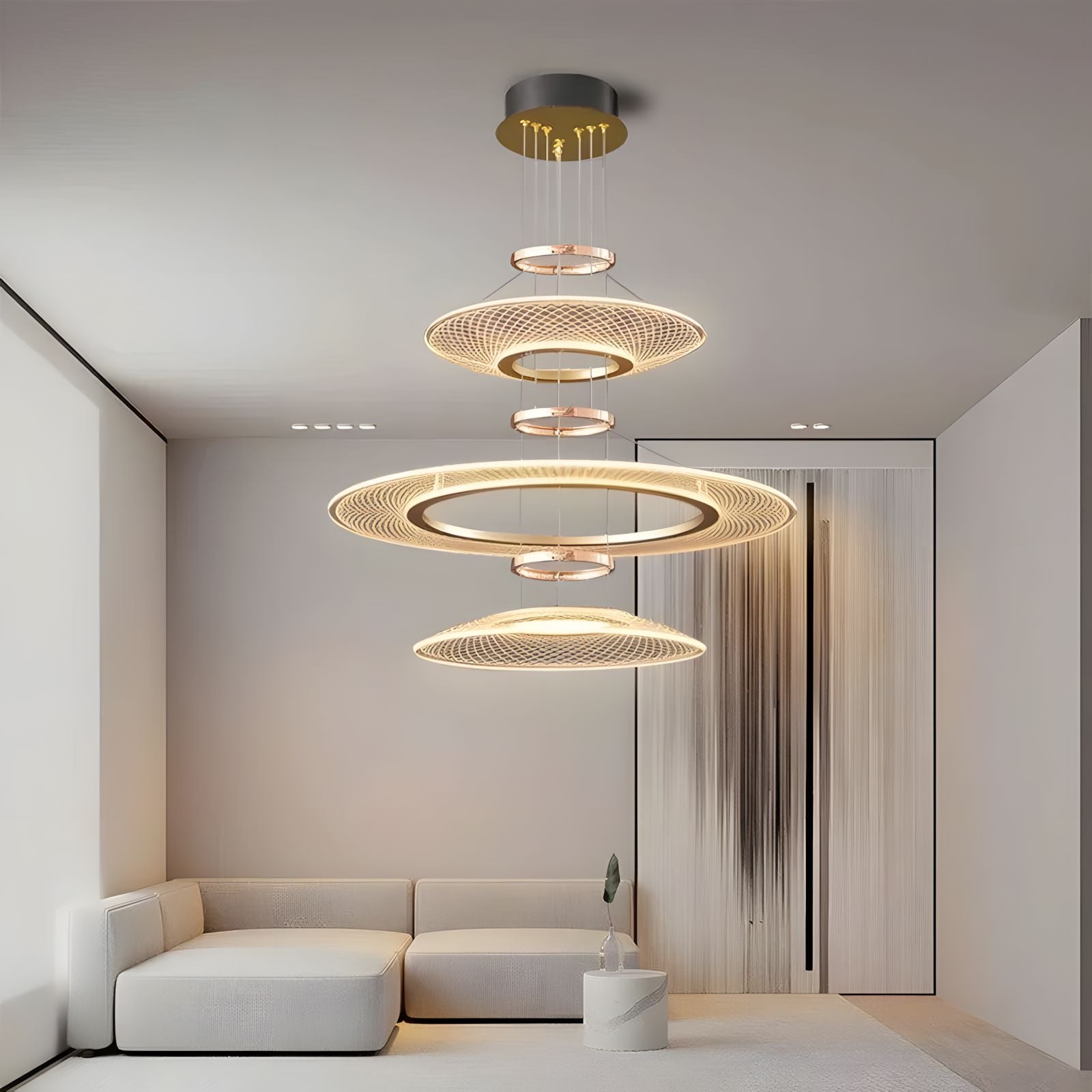 CIRCA-Modern Luxury Art Chandelier-ZENDUCE