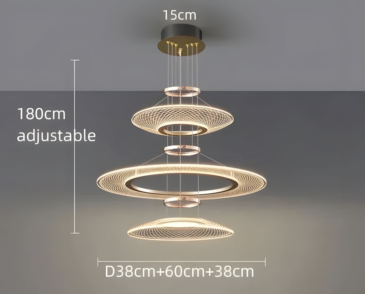 CIRCA-Modern Luxury Art Chandelier-ZENDUCE