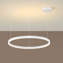 CIRCLETS-Aluminum Minimalist LED Ring Chandelier-ZENDUCE