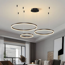 CIRCLETS - ZENDUCE - Black / 1 Ring - 15.7" / 40cm - 20W / Cool White - No Remote