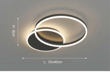 CLARA - ZENDUCE - 2 Circles / Black / Warm White