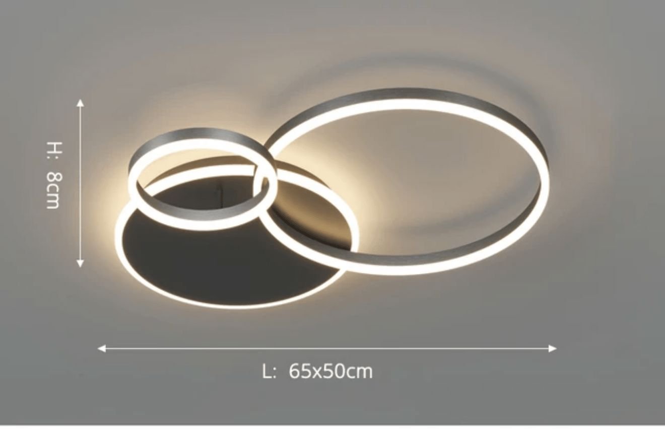 CLARA - ZENDUCE - 2 Circles / Black / Warm White