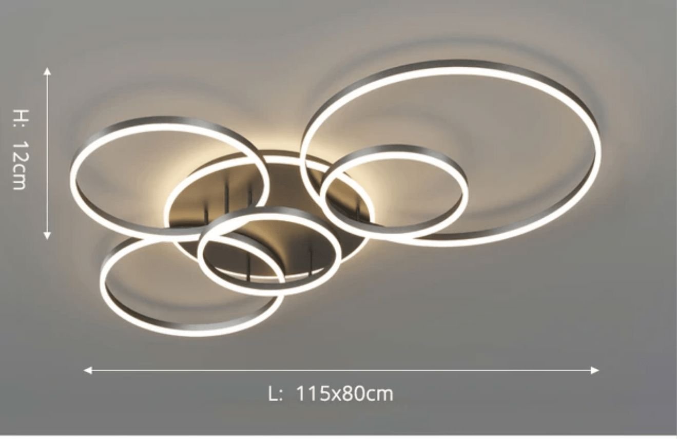 CLARA - ZENDUCE - 5 Circles / Black / Warm White