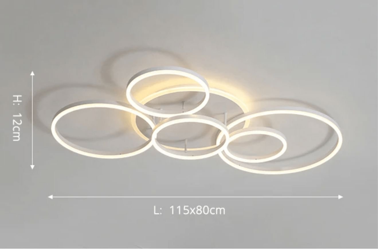 CLARA - ZENDUCE - 6 Circles / Grey / Warm White