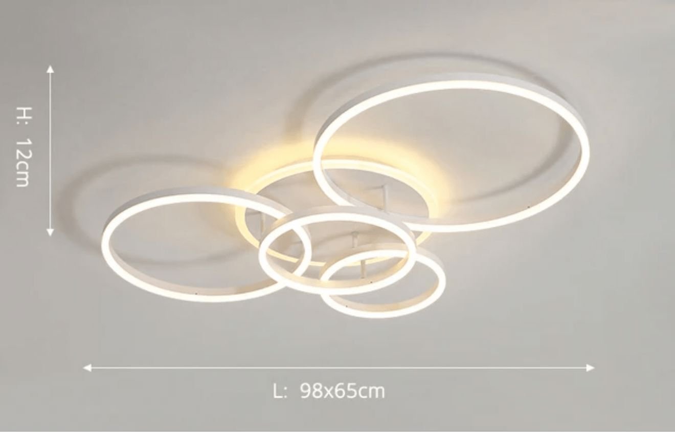 CLARA - ZENDUCE - 5 Circles / Grey / Warm White