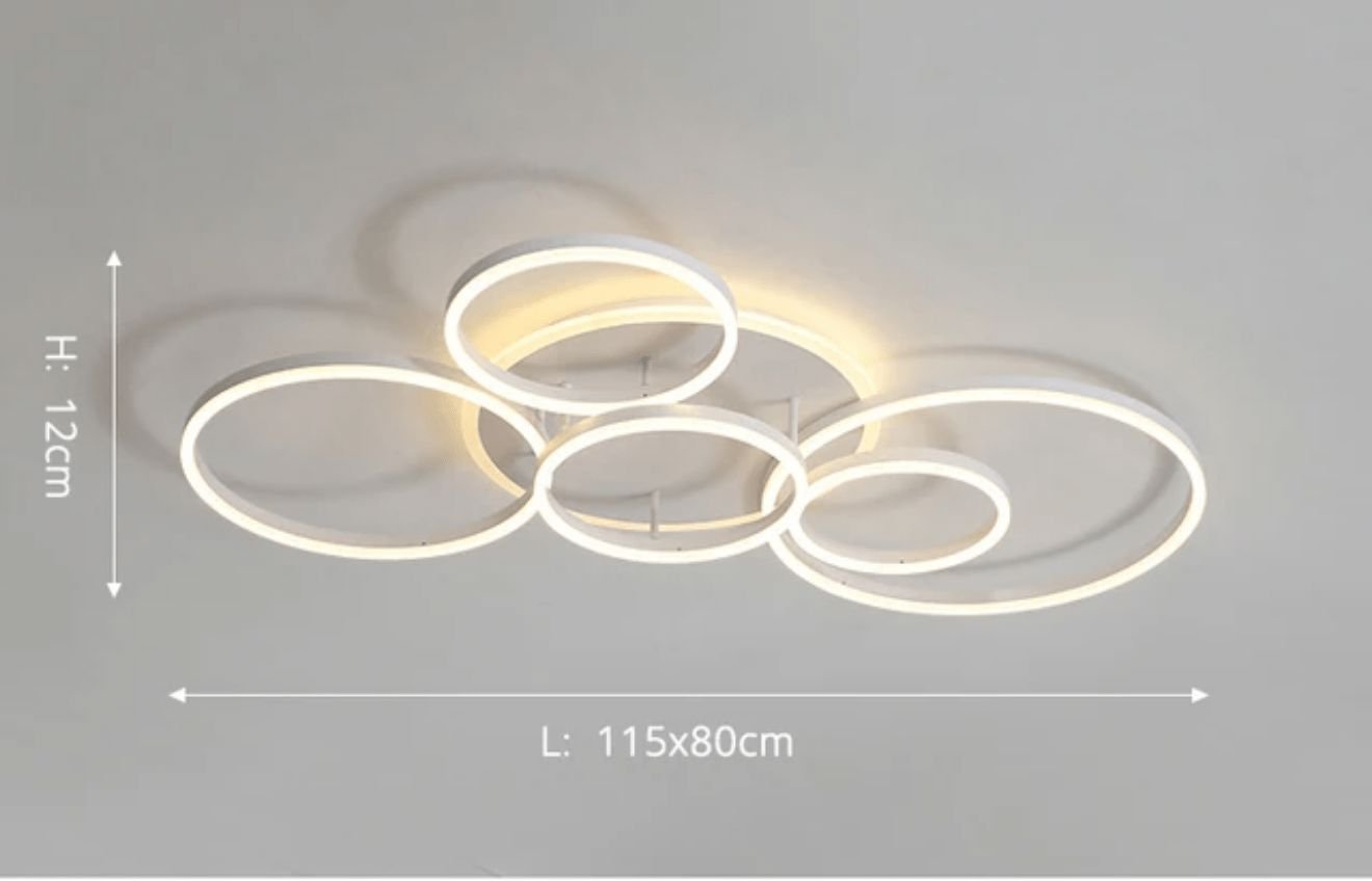 CLARA - ZENDUCE - 2 Circles / Black / Warm White