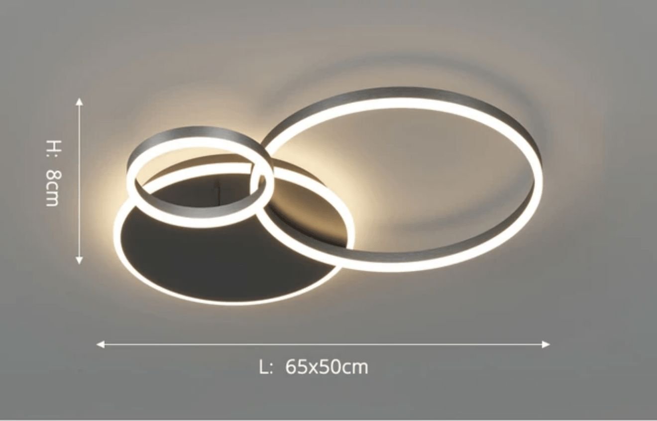 CLARA - ZENDUCE - 2 Circles / Black / Warm White