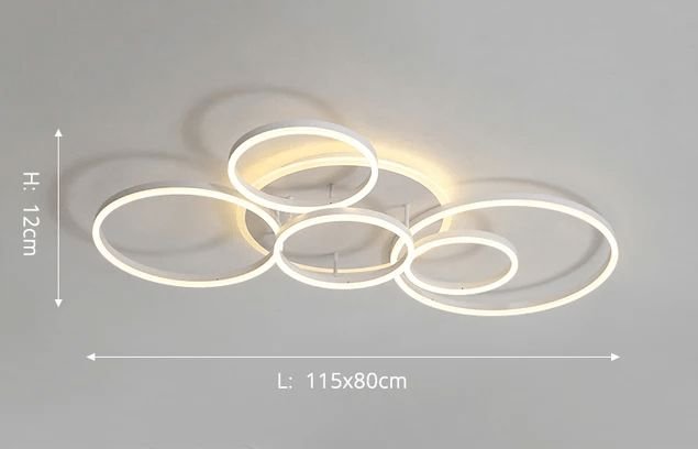 CLARA - ZENDUCE - 2 Circles / Black / Warm White