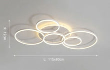 CLARA - ZENDUCE - 2 Circles / Black / Warm White