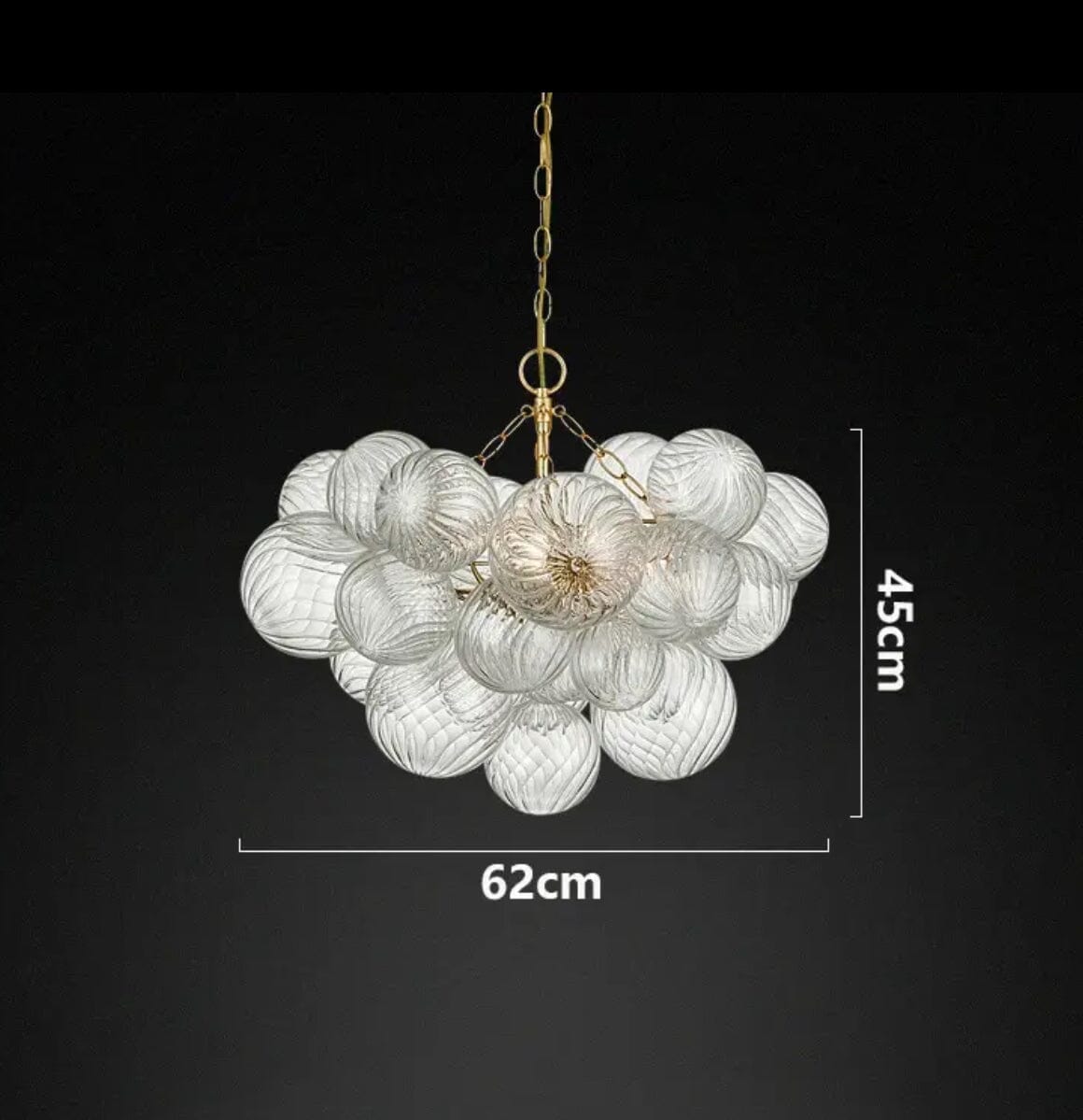CLUSTER - ZENDUCE - 62cm 3 LED Bulbs Pendant