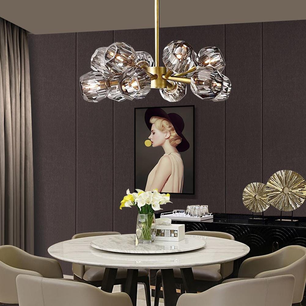 CRISTAL SCURO - ZENDUCE - Lacquered Brass / 24"