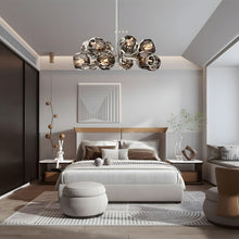 CRISTAL SCURO (Open Box)-Modern Smoked Crystal LED Chandelier-ZENDUCE