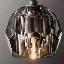 CRISTAL SCURO (Open Box)-Modern Smoked Crystal LED Chandelier-ZENDUCE