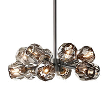 CRISTAL SCURO (Open Box)-Modern Smoked Crystal LED Chandelier-ZENDUCE
