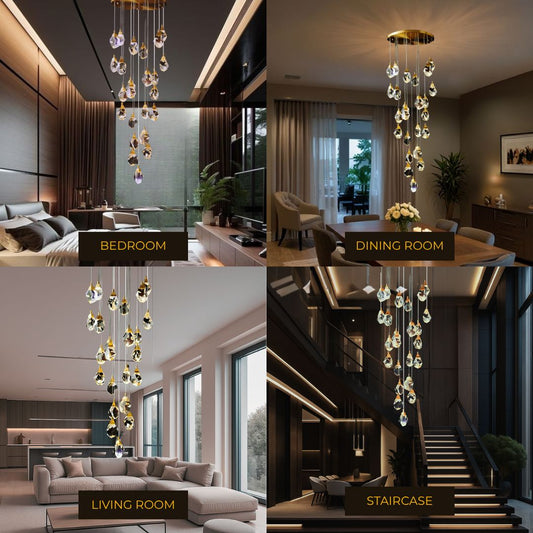 CRYSTAL ROCK (GRAND) - ZENDUCE - 3 / Cone (Inverted Pyramid) / Warm White