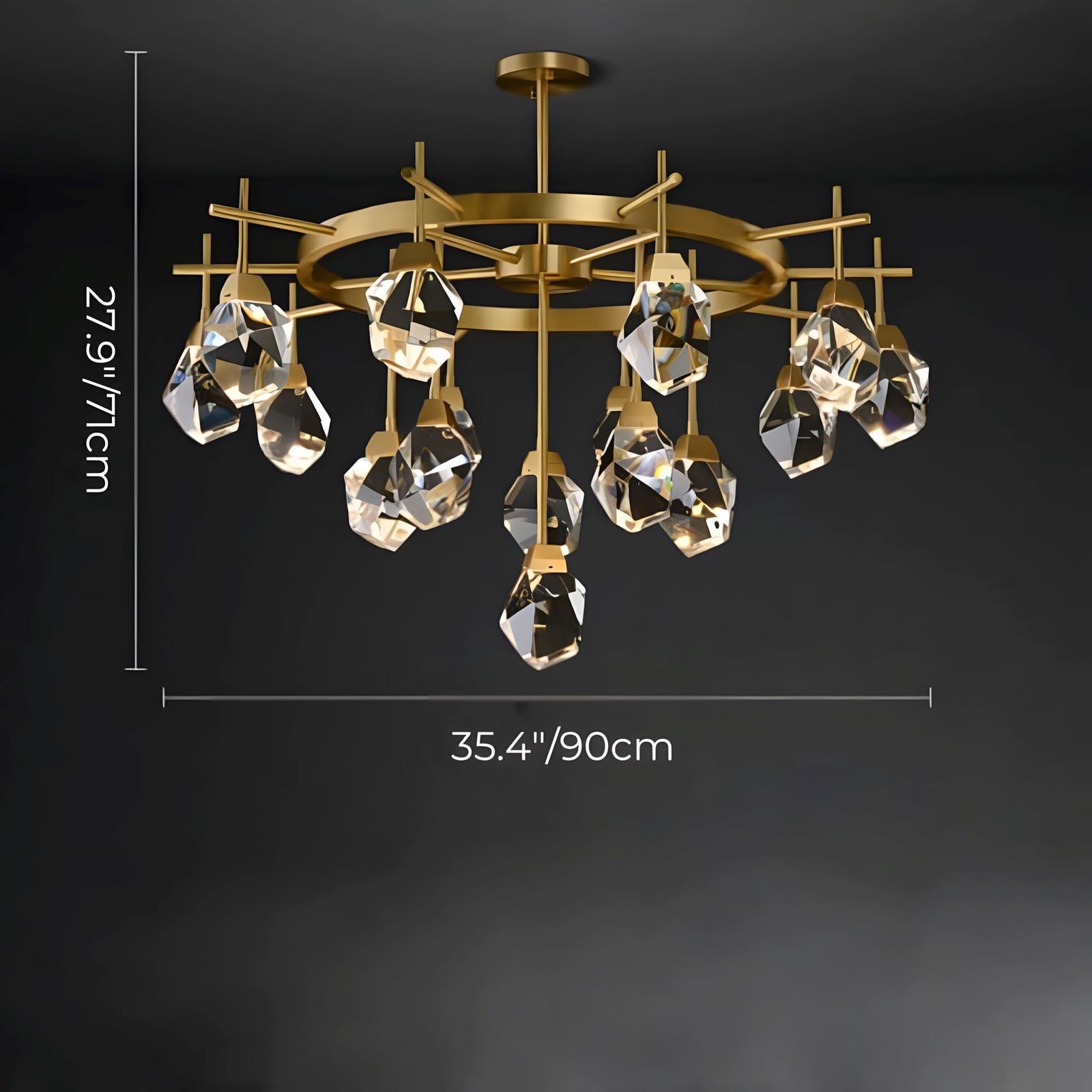 CRYSTAL ROCKS (LIVING ROOM) - ZENDUCE - 16 / Warm White