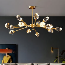 CRYSTAL ROCK (SEMI-FLUSH)-Minimalist Metal K9 Crystal Pendant-ZENDUCE