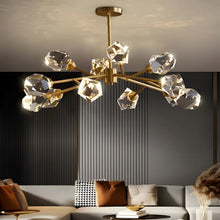 CRYSTAL ROCK (SEMI-FLUSH)-Minimalist Metal K9 Crystal Pendant-ZENDUCE