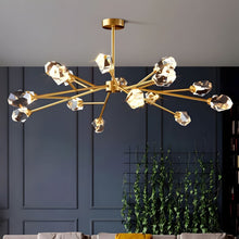 CRYSTAL ROCK (SEMI-FLUSH)-Minimalist Metal K9 Crystal Pendant-ZENDUCE