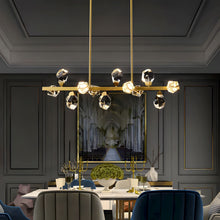 CRYSTAL ROCKS (DINING ROOM) - ZENDUCE - 37.0" - 10 Crystals / Warm White
