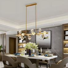 CRYSTAL ROCKS (DINING ROOM) - ZENDUCE - 37.0" - 10 Crystals / Warm White