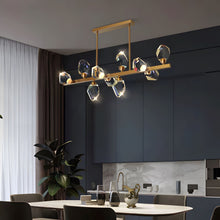 CRYSTAL ROCKS (DINING ROOM) - ZENDUCE - 37.0" - 10 Crystals / Warm White