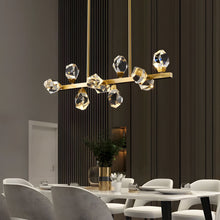 CRYSTAL ROCKS (DINING ROOM) - ZENDUCE - 37.0" - 10 Crystals / Warm White