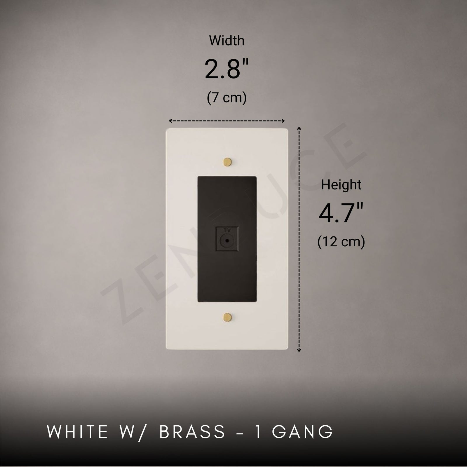 Coaxial TV Wall Socket-Modern Ethernet Wall Socket-ZENDUCE