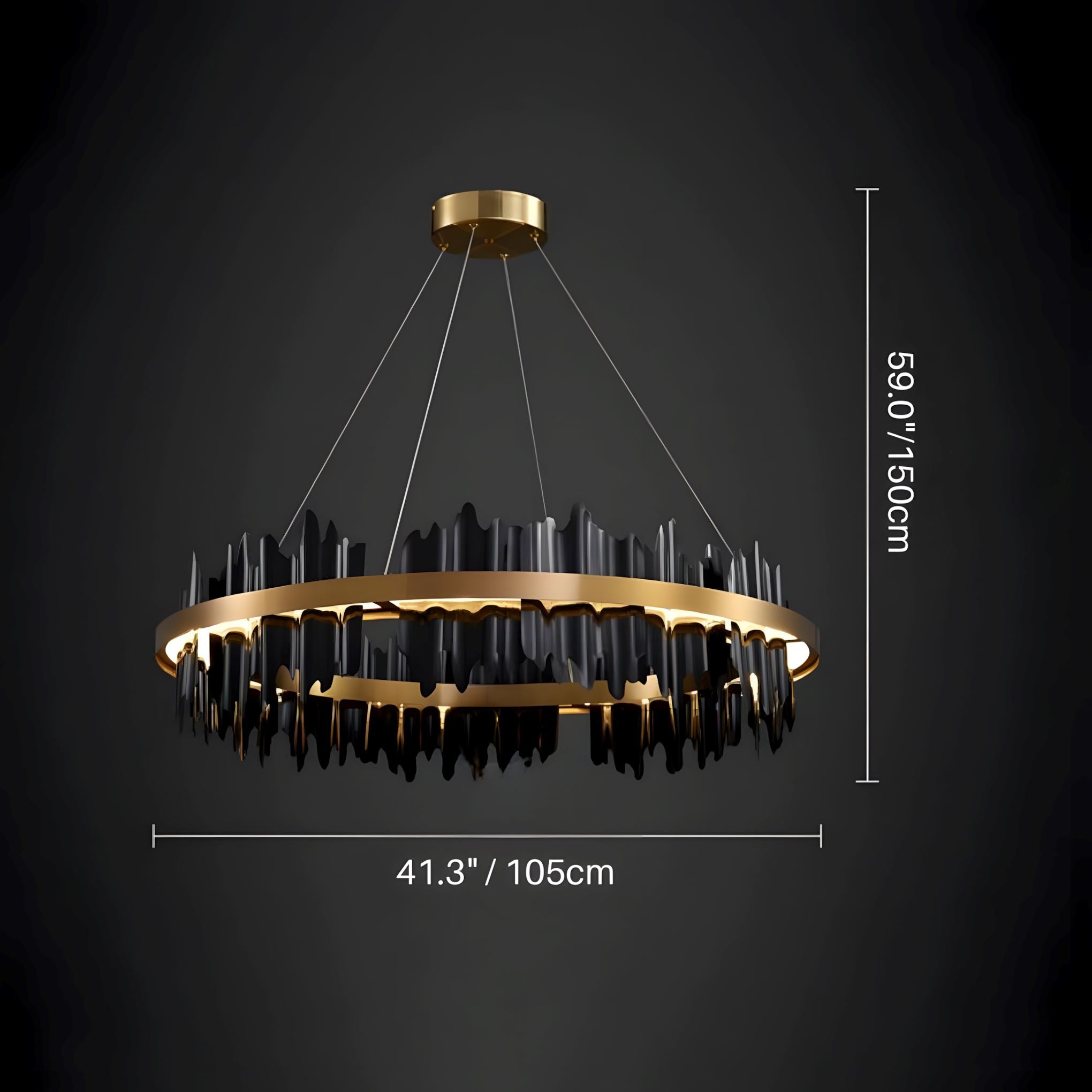 CRYPTIC - ZENDUCE - 39.4" / 100 cm (Single) / Warm White