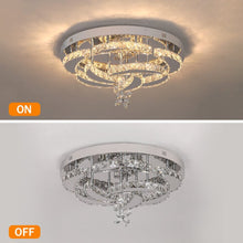 Crystal Rose Ceiling Chandelier - ZENDUCE - Warm light