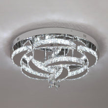 Crystal Rose Ceiling Chandelier - ZENDUCE - Warm light