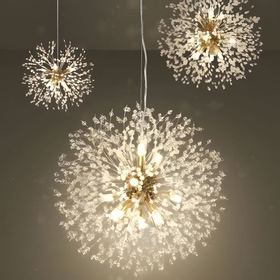 DANDELION - ZENDUCE - D15.7" / Cool white / Gold