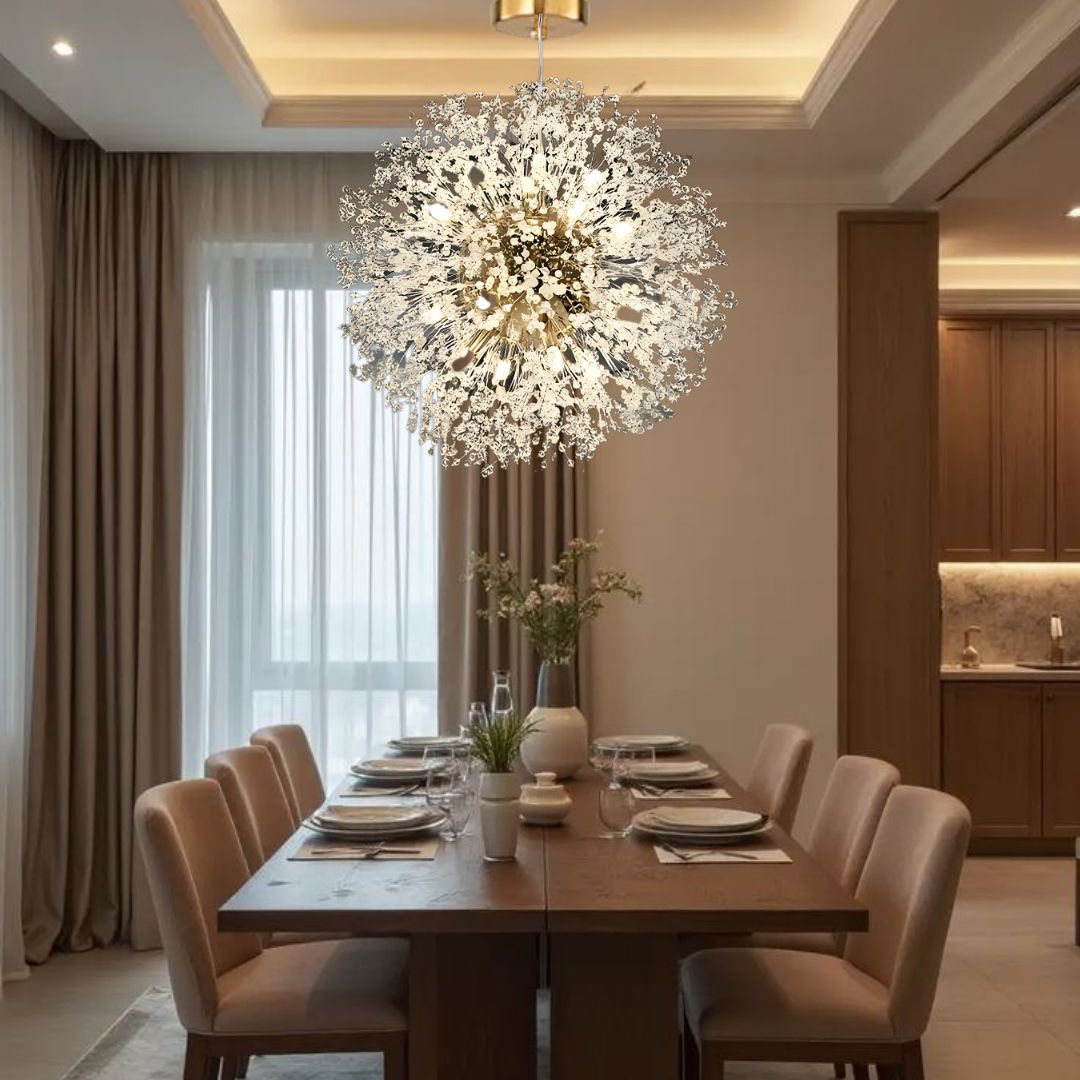 DANDELION - ZENDUCE - D15.7" / Cool white / Gold