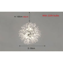 DANDELION - ZENDUCE - D15.7" / Cool white / Gold