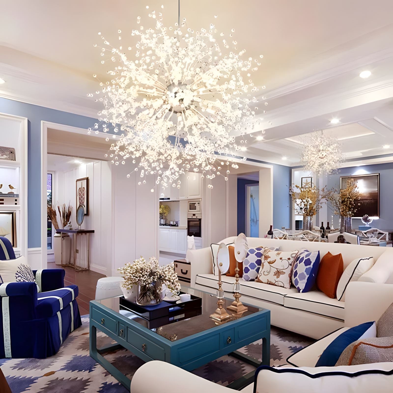 DANDELION - ZENDUCE - D15.7" / Cool white / Gold