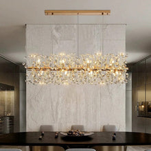 DAYA (Open Box)-Ring Style Crystal Chandelier-ZENDUCE