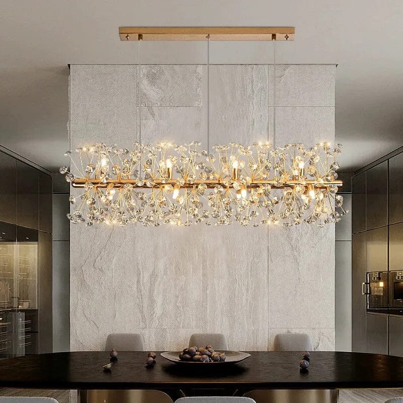 DAYA (Open Box)-Ring Style Crystal Chandelier-ZENDUCE