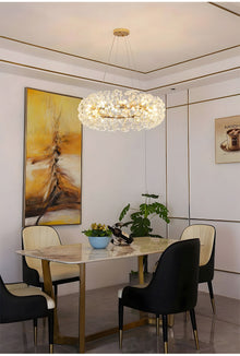 DAYA-Ring Style Crystal Chandelier-ZENDUCE