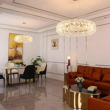 DAYA-Ring Style Crystal Chandelier-ZENDUCE