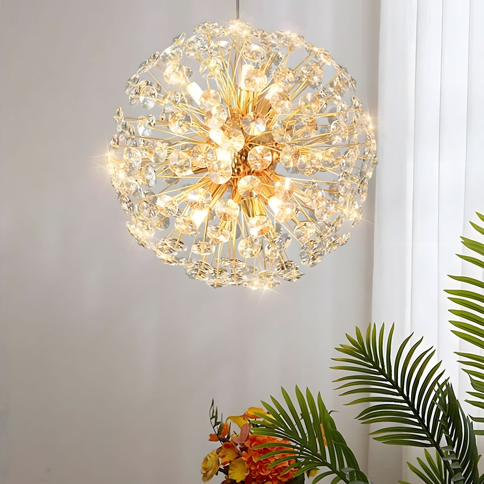 DAYA-Ring Style Crystal Chandelier-ZENDUCE