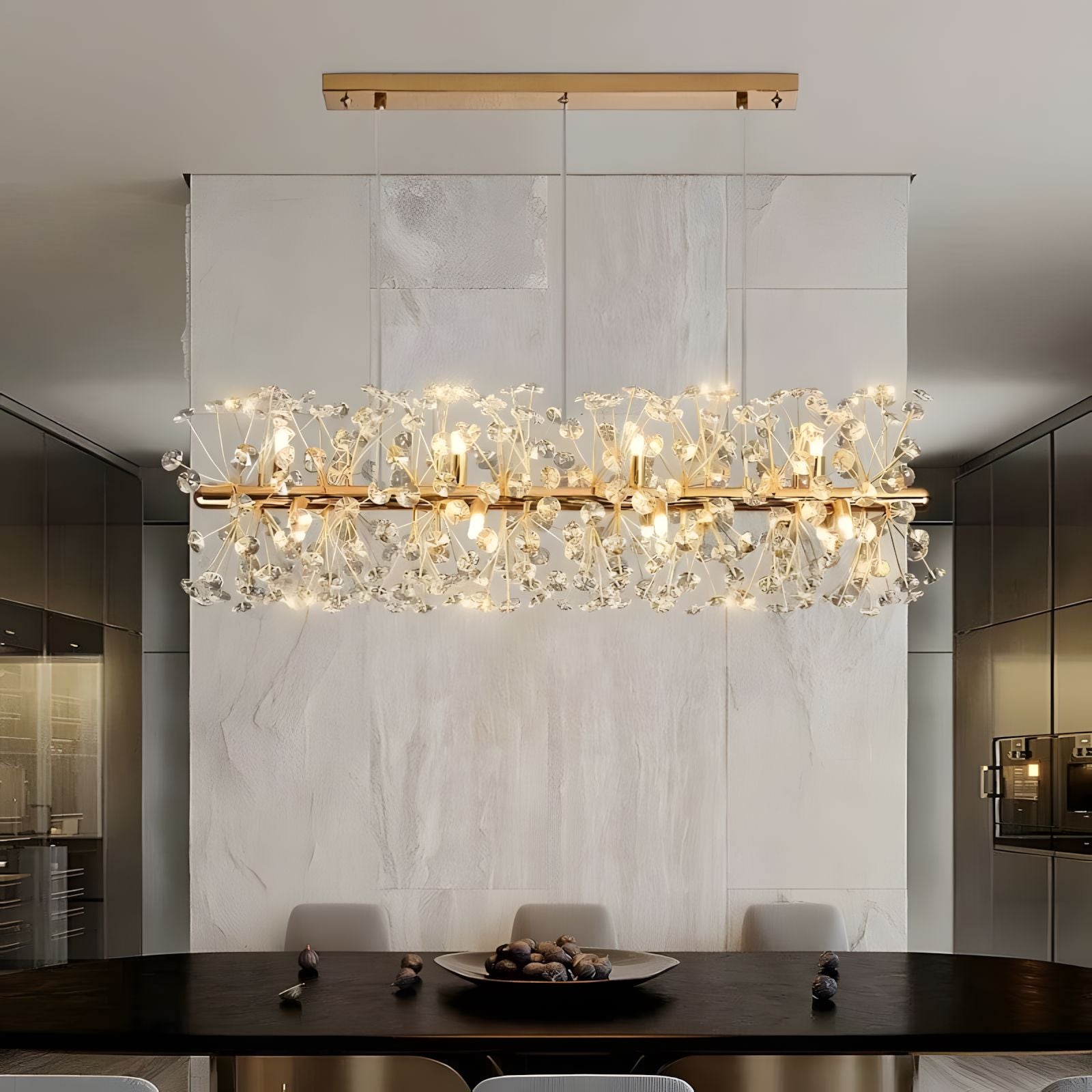 DAYA-Ring Style Crystal Chandelier-ZENDUCE