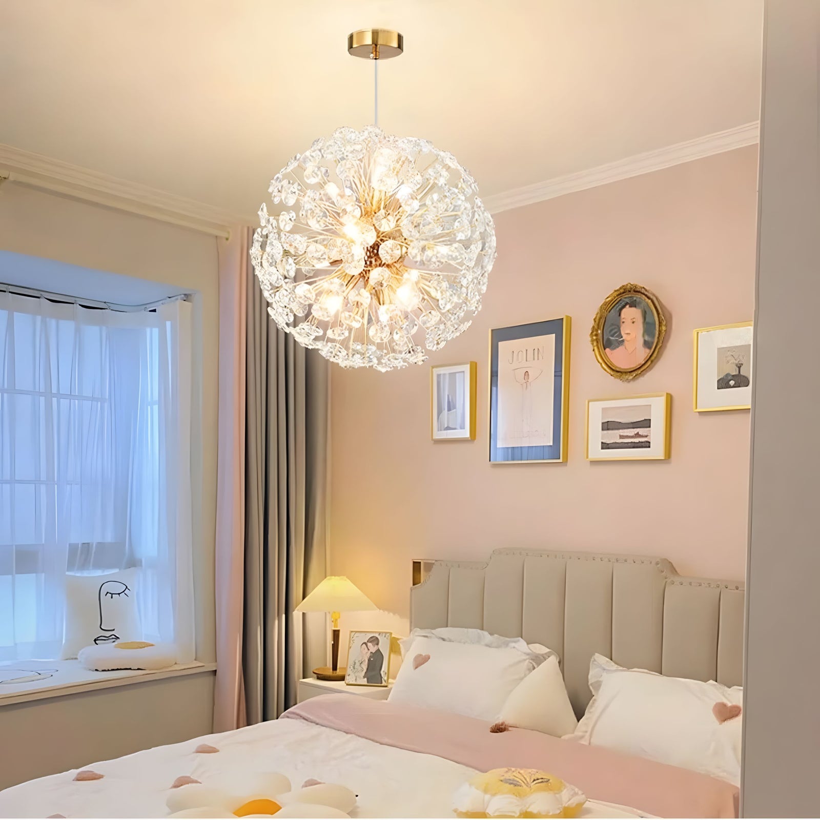 DAYA-Ring Style Crystal Chandelier-ZENDUCE