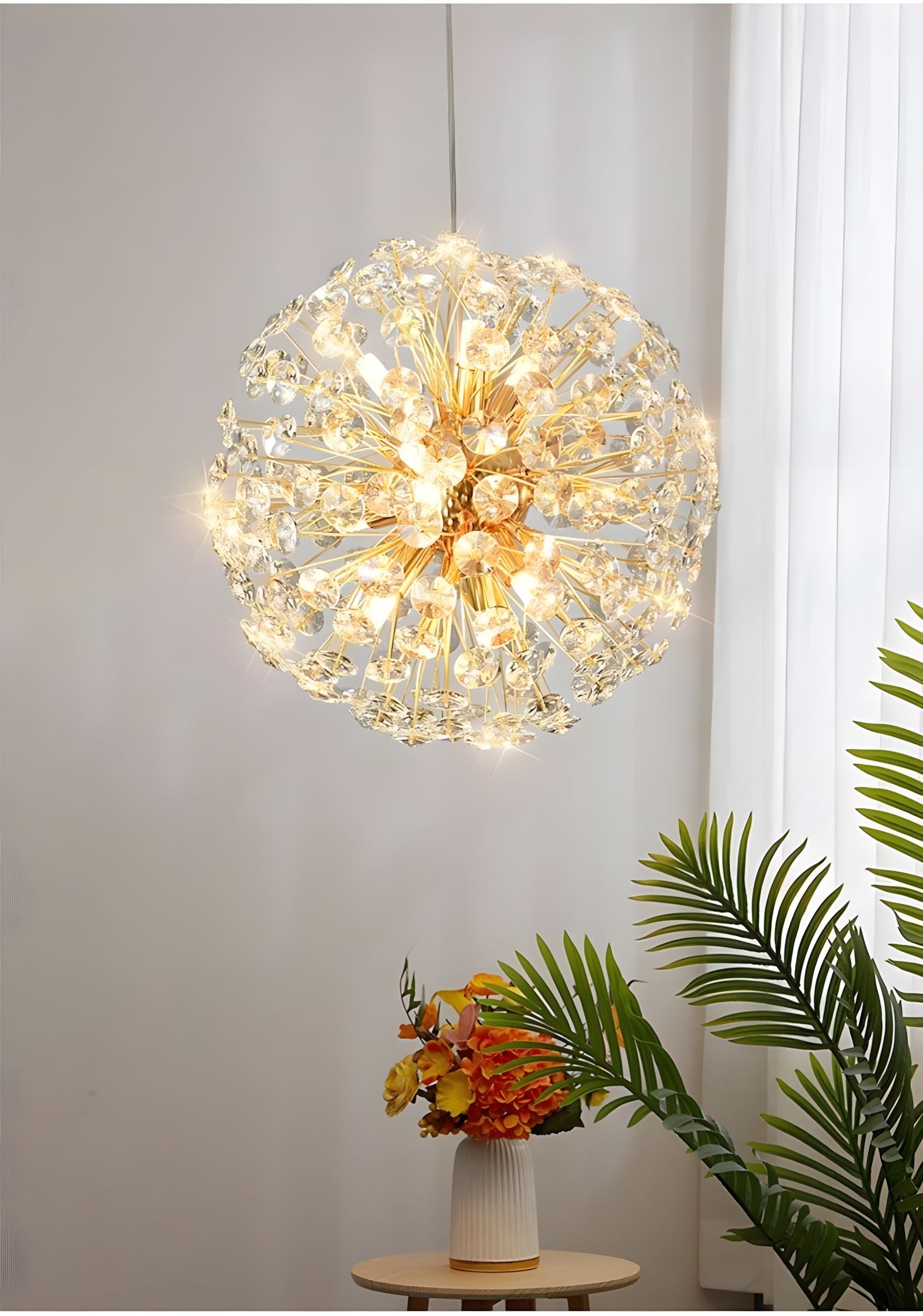 DAYA-Ring Style Crystal Chandelier-ZENDUCE