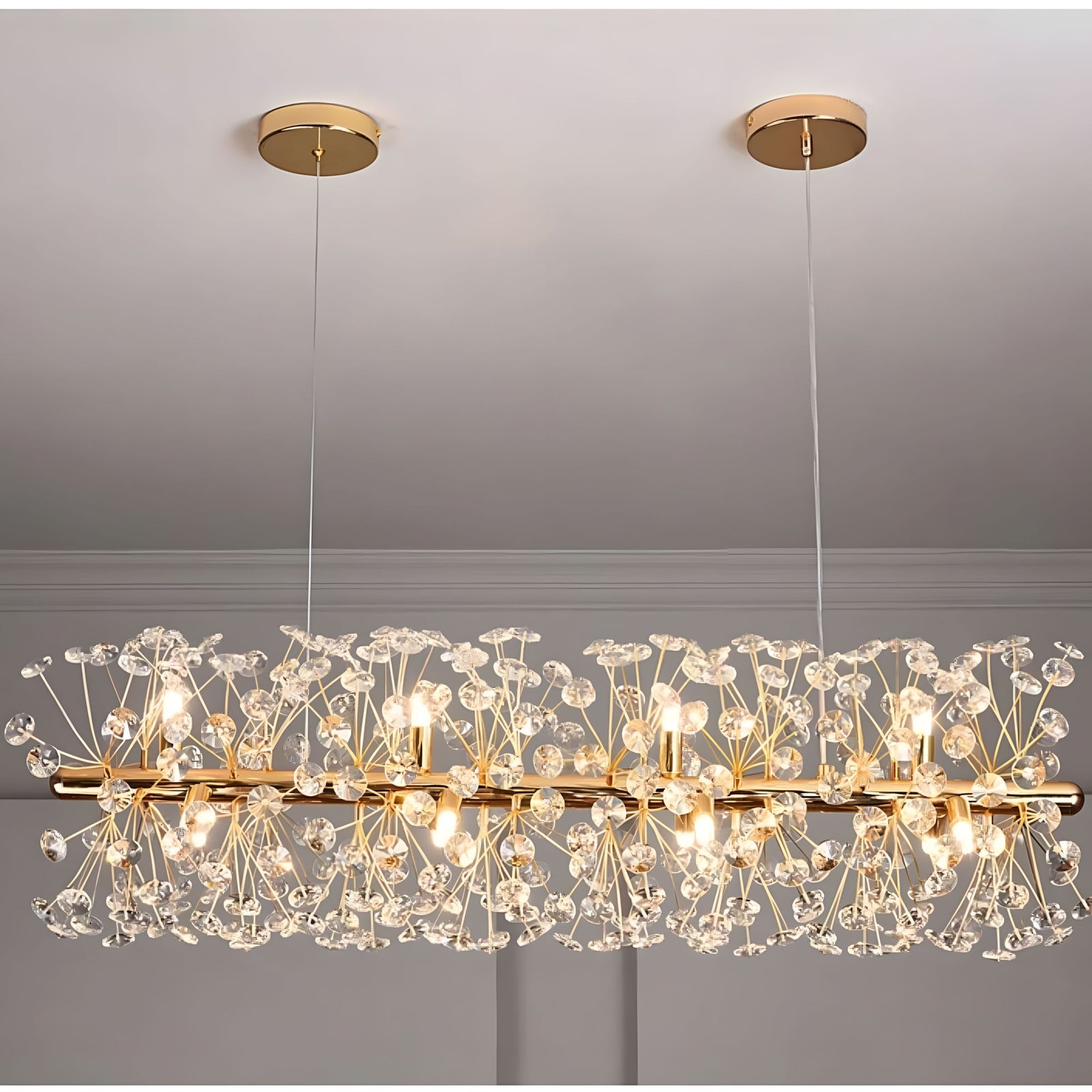 DAYA-Ring Style Crystal Chandelier-ZENDUCE