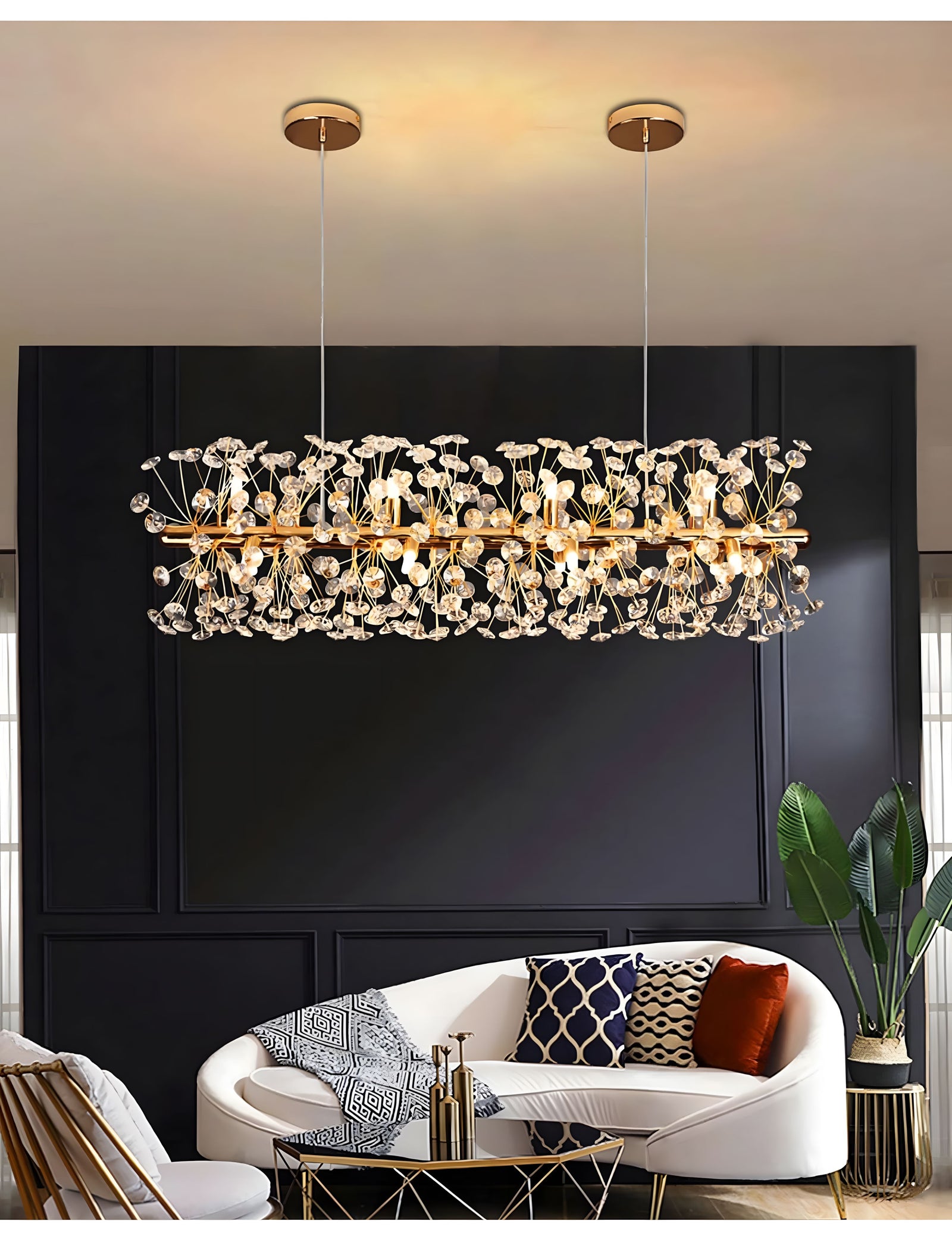 DAYA-Ring Style Crystal Chandelier-ZENDUCE