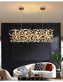 DAYA-Ring Style Crystal Chandelier-ZENDUCE