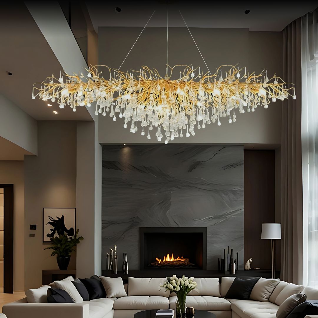 Dribble Crystal Design Chandelier | ZENDUCE