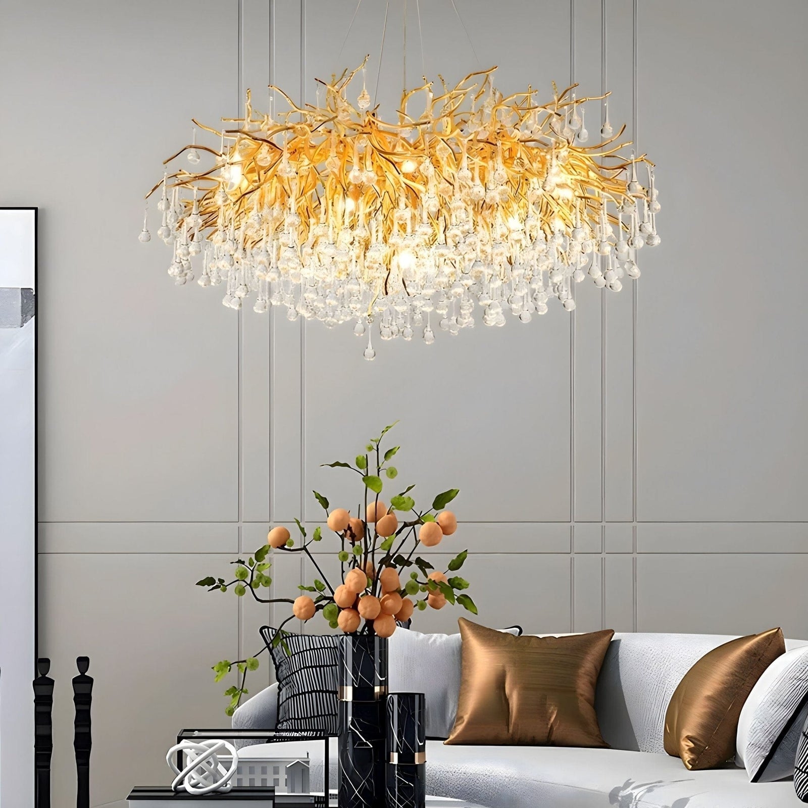 DRIBBLE - ZENDUCE - 23.6" / Gold / Changeable (Non-Dimmable)