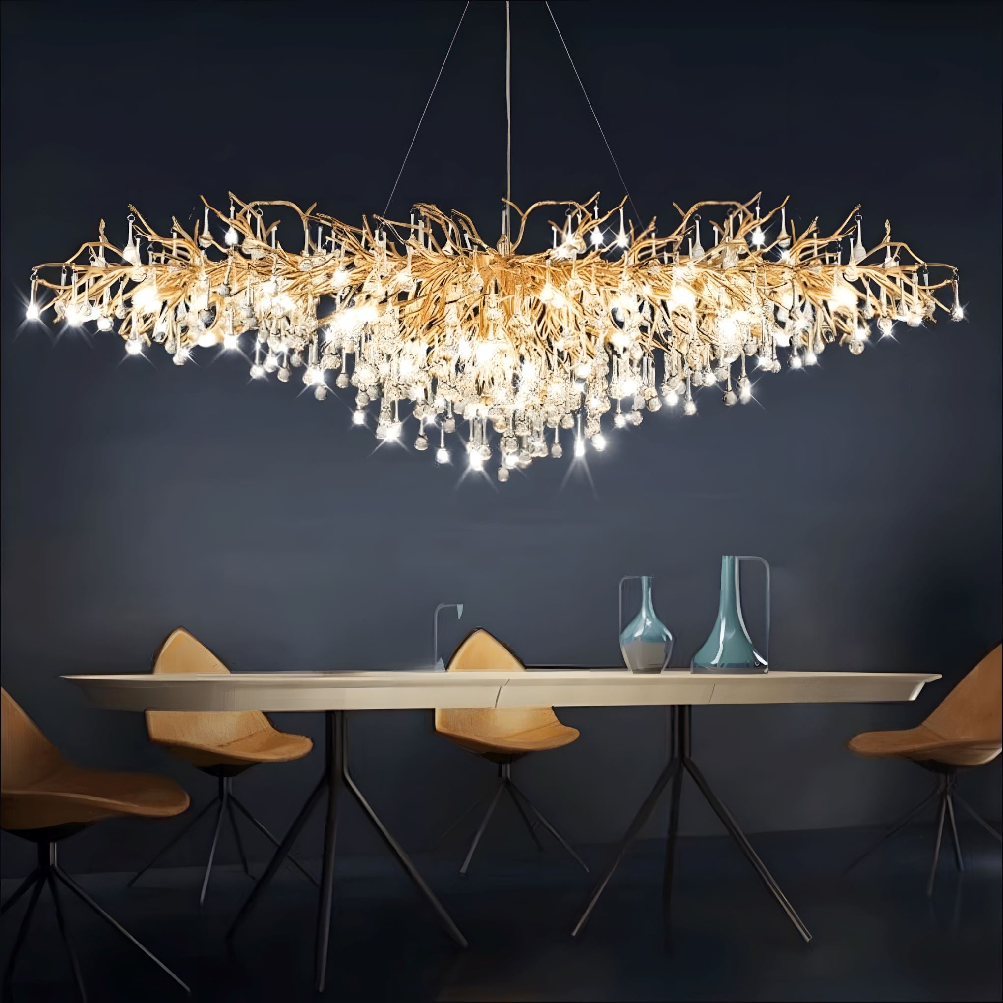 DRIBBLE - ZENDUCE - 23.6" / Gold / Changeable (Non-Dimmable)