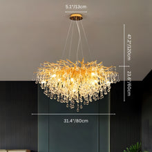 DRIBBLE - ZENDUCE - 31.5" / Gold / Changeable (Non-Dimmable)